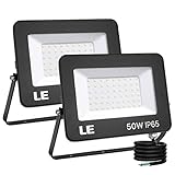 LE LED Flood Lights Outdoor 50W, 4200LM 5000K