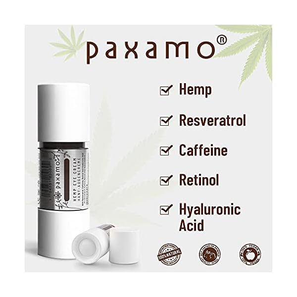 Hemp-Eye-Creaminfused-with-Hemp-Essence-Resveratrol-Caffeine-Retinol-and-Hyaluronic-Acid-for-Crows-Feet-Winkles-Puffiness-Dark-Circles-and-Fine-Lines-Day-Night-Eye-Gel-for-Women-Men Hemp Eye Cream,infused with Hemp Essence, Resveratrol, Caffeine, Retinol and Hyaluronic Acid for Crow's Feet, Winkles…