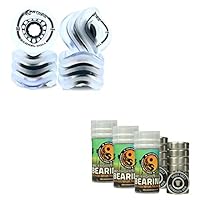 Fathom by Shark Wheel 60MM Barrel Skateboard Wheel w/ Shiver 8-Piece Bearings