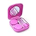 2SETS Pocket Mini Contact Lens Case Travel Kit Easy Carry Mirror Container Holder