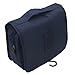Itraveller Hanging Toiletry Bag-Portable Travel Organizer Cosmetic Make up Bag case for Women Men Shaving Kit with Hanging Hook for vacation (Dark Blue)