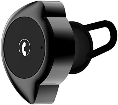 YUANDAO Mini Bluetooth Earbud,Lightweight Invisible Wireless Earpiece ,In-ear Smallest V4.1 Headset Hands-free with Mic,Waterproof Stereo Earphone,Concealed Single Earbud with Micro USB (Black)