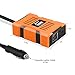 Ampeak 120W Power Inverter DC 12V to 110V AC Inverter Car Charger with 3.1A Dual USB Converter