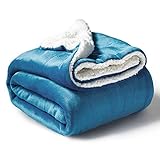 Bedsure Sherpa Fleece Blanket Throw Size