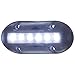T-H Marine High-Intensity LED Underwater Boat Lights - Waterproof Surface Mount Lighting for Night Fishing & Recreational Use - 180 Lumens, Long Life, Low Power Draw - White Light