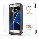 Samsung Galaxy S7 Edge Battery Case + 9H Screen Protector, ZeroLemon S7 Edge 8500mAh Battery Case with Soft TPU Full Edge Protection-Black with 9H Sceen Protector (NOT FOR SAMSUNG GALAXY S7)