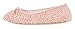 MIXIN Women's Ballerina Slippers Elegant Comfortable Knitted Woolen Soft Sole Indoor House Shoes (7 US Women, Pink1)