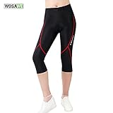 WOSAWE Women Cycling Shorts Bike 4D Gel Padded Workout Leggings, Size XL