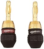 AmazonBasics Speaker Connector Banana Plugs - 12 pairs