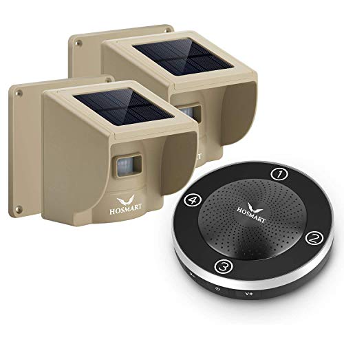Hosmart 1/4 Mile Long Range Rechargable Solar Driveway Alarm Wireless Sensor System Driveway Sensor Alert System Weatherproof Security Outdoor Motion Sensor & Detector No Need Replace Batteries - Thumbnail 6