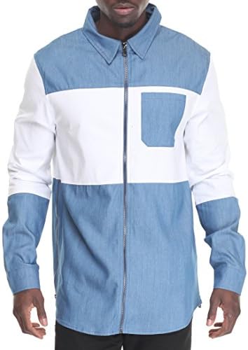 Hudson Outerwear Red Line Woven Shirt (S, Blue/White)