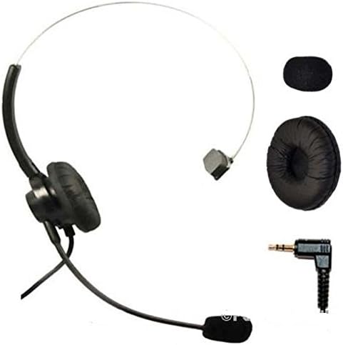 US Cable Headset Mono Call Center Headset HeadphoneSPA Headset for Cisco SPA303G SPA504G SPA941 SPA942 & Polycom SoundPoint 320 330