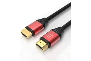 1-Pack 4K HDMI 2.0 Cable 16.5 ft,48Gbps Ultra High Speed Slim HDMI Cord,Red