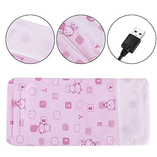 USB Milk Bottle Warm HeatKeeper Portable Baby Infant Feeding Milk Food Thermal Warmer Bag Keep Milk Water Warm, Coffee Tea Mug Beverage Warming Bag(JUST Keep Warm)