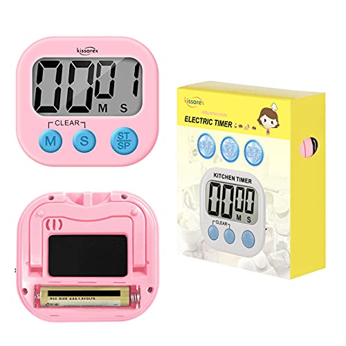 Kissarex Digital Kitchen Countdown Timer Teachers Classroom Counter Large LCD Loud