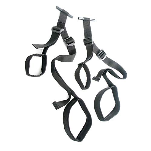 ONLYTEK Sex Swing Hanging On Door Bondage Restraint, Sex Toy for SM Games Playing, Adult Fetish Slings Kit for Couples with Adjustable Straps, 2019 Sexiest Gift