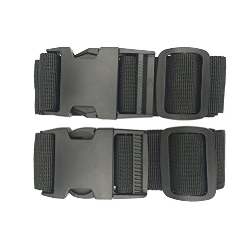 2 PCS Add A Bag Strap for Connect Your 3 Luggages Adjustable Travel Suitcase Belt - Thumbnail 5