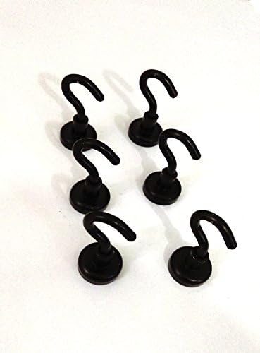 Magnetic hooks 9LB Magnetic Hooks tied to strong absorption magnetic refrigerator hook