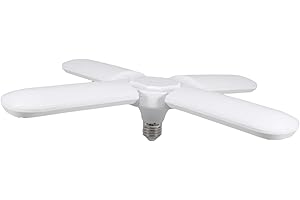 POPETPOP Foldable Four- Garage Light Adjustable Panels Bright Daylight for Workshop Basement Portable High