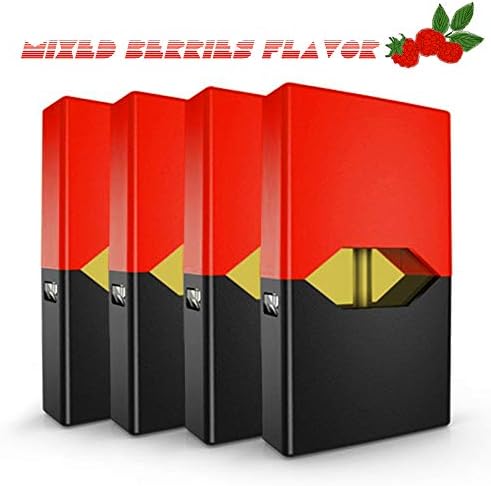 Essential Pod for J-U-U-L- Sunyhere 4 Packs Personal Aromatherapy Diffuser with Mixed Berries Pods Inhaler