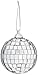 Darice 6-Piece Mirror Ornament Ball, 2.25-Inch, Silver (2457-63)