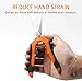 GARTOL Garden Pruning Shears – Gardening Trimming Scissors Hand pruners with Non-Stick Stainless Steel Blades, Make Precise Cuts (2 Pack, Orange and Green)thumb 1