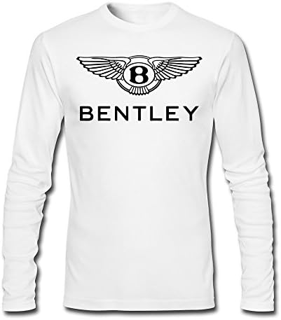 AJLNA Men's Bentley Logo Long Sleeve T-Shirt XX-Large White