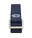 Manduka Unfold Yoga Strap - Lightweight Cotton, Secure, Slip Free Support, Midnight, 1.25 Inch Wide, 6 Feet (182cm)
