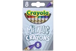Crayola Lot de 8 crayons métalliques