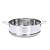 Roestvrij staal Steamer Insert, Stoompan, Stoompan met Hittebestendige Handvatten, Roestvrij Staal Groente Steamer Mand…