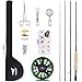 KastKing Emergence Fly Fishing Combo - 4 Piece Graphite Fly Fishing Rod, Pre-Loaded Aluminum Fly Fishing Reel, Accessories and 12 Popular Flies - with a Protective Travel Case - Super Value!