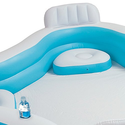 Intex Swim Center Family Lounge Inflatable Pool, 90" X 90" X 26", for