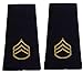 Army Uniform Epaulets - Shoulder Boards E-6 STAFF SERGEANT