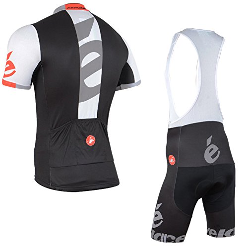 Strgao 2016 Men's Pro Racing Team MTB bike Bicycle Cycling Short Sleeve Jersey and Bib shorts Set Suit