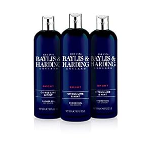 Baylis & Harding Citrus Lime & Mint Shower Gel, 500 ml, Pack of 3