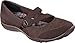 Skechers Sport Women's Breathe Easy Lucky Lady Mary Jane Flat, Chocolate Knit Mech/Brown Trim, 9.5 M US