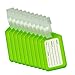 BlueCosto Luggage Tags Suitcase Labels Bag Travel Accessories - 7/10 Pack