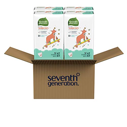 Seventh Generation Baby & Toddler Training Pants, XLarge Size 4T5T, 17