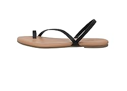 CUSHIONAIRE Women's Catalina toe ring Sandal with