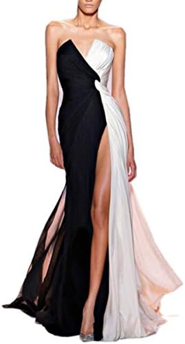 FNKS V-neck Chiffon Evening Dress Prom Dresses Birdal Gowns Long Dress