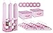Delta Children Nursery Storage 24 Piece Set - Easy Storage/Organization Solution - Keeps Bedroom, Nursery & Closet Clean, Pink