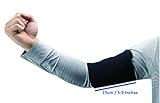 ObboMed MB-1830M Upper Arm Support Brace, Elbow Sleeve with Magnets. Support for Tennis and Golfer's Elbow, Workouts, Tendonitis, Arthritis (M: fit 12-13 inches / 30.5-33.0 cm arm)
