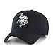 OTS NFL Minnesota Vikings Men's All-Star Adjustable Hat, Black And White, One Size