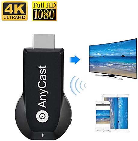 4K/1080P Wireless HDMI Display Adapter Transmitter,Miracast Dongle iPhone Ipad to TV,Toneseas Streaming Media Player,Airplay Receiver for MacBook Laptop Samsung Android Smart Phones - Creative Gift