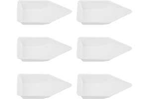 iplusmile 10pcs Weighing Dish Plastic Weigh Boats Small Weighing Boats Lab Dish Mini Plastic Measuring Mixing Powders Liquids