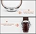 Aposon Men's Classic Quartz Wrist Watch,Roman Numeral Business Watch Casual Analog Watches Waterproof with Leather Band - Brown