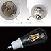 JACKYLED 6-Pack E12 to E26 E27 Adapter Chandelier Light Socket E12 to Medium Socket E26 E27 Converter Bulb Base Adapter Converter