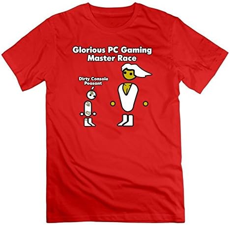 Glorious Pc Gaming Master Race Antomckinney T-shirt Personalized Men Cool Red
