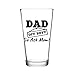 Dad Off Duty Funny Beer Glass - Dad Beer Glass - 16 oz quality glass - Beer Glass for the Best Dad Ever - New Dad Beer Glass - Affordable Fathers Day Beer Gifts for Dads or Stepdad