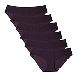 2-LKW 002 0401-03 Women Sexy Cotton Seamless Panties Pack of 3 Underwear Bikini Panties Briefs Pantys, (M/L, Black)